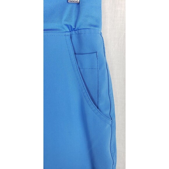 Figs Technical Collection Pants Womens Small Blue Drawstring Cargo Medical Scrub - Picture 4 of 11